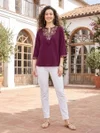 Twinkle Vol 2 By Tips And Tops Rayon Embroidery Ladies Top